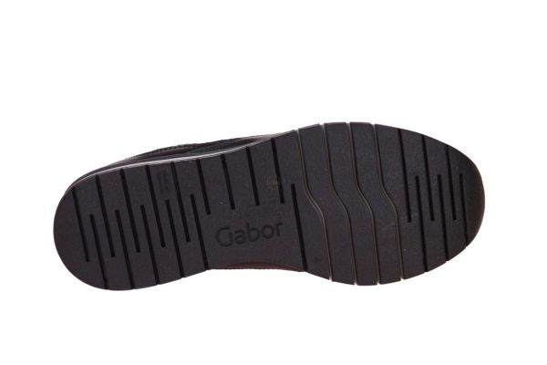 Gabor Comfort Zwarte Sneaker K-leest  (56.306-67) - Schoenen Caramel (Sint-Job-in-’t-Goor)