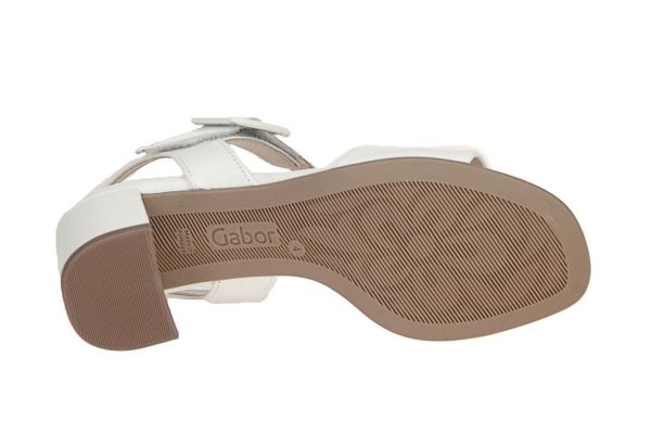 Gabor Best Fitting Sandaal Wit  (61.700-20) - Schoenen Caramel (Sint-Job-in-’t-Goor)