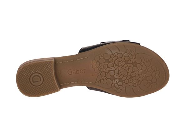 Gabor Comfort Slipper Zwart G-leest  (62.791-57) - Schoenen Caramel (Sint-Job-in-’t-Goor)