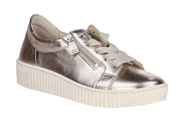 Gabor Best Fitting Goud Metallic Sneaker  (63.334-62) - Schoenen Caramel (Sint-Job-in-’t-Goor)