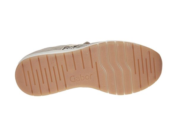 Gabor Comfort Beige Sneaker K-leest  (66.306-62) - Schoenen Caramel (Sint-Job-in-’t-Goor)