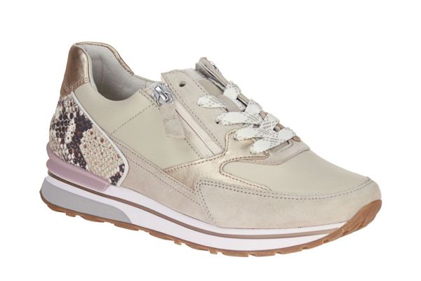 Gabor Comfort Beige Sneaker G-leest  (66.348-63) - Schoenen Caramel (Sint-Job-in-’t-Goor)