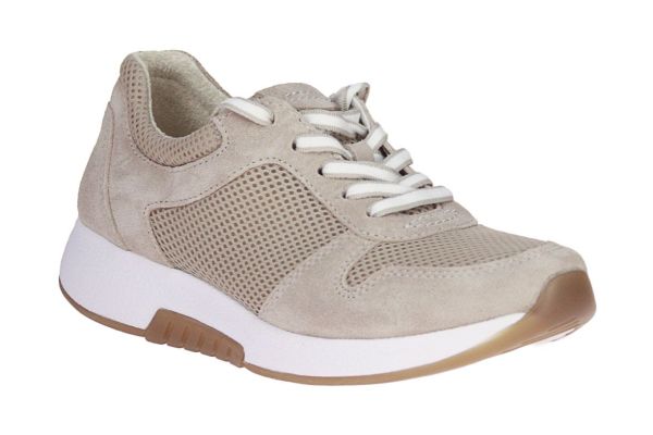 Gabor Rollingsoft Beige Sneaker  (66.946-43) - Schoenen Caramel (Sint-Job-in-’t-Goor)