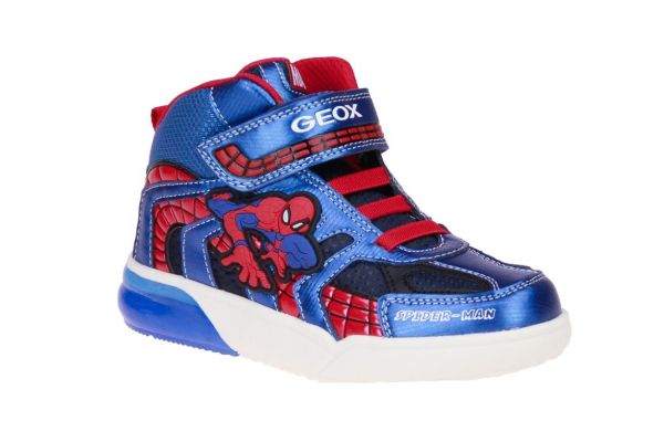 Geox Spiderman Blauwe Sneaker  (J269YC-C4226) - Schoenen Caramel (Sint-Job-in-’t-Goor)