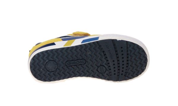Geox Kilwi Geel-Blauwe Sneaker  (B35A7B-C2023) - Schoenen Caramel (Sint-Job-in-’t-Goor)