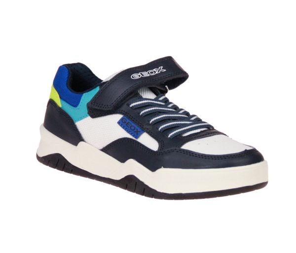 Geox Blauw-Witte Sneaker  (J167RB-C4226) - Schoenen Caramel (Sint-Job-in-’t-Goor)