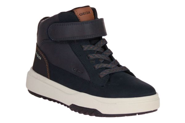 Geox  Bunshee Waterproof Blauwe Sneaker  (J16FMA) - Schoenen Caramel (Sint-Job-in-’t-Goor)