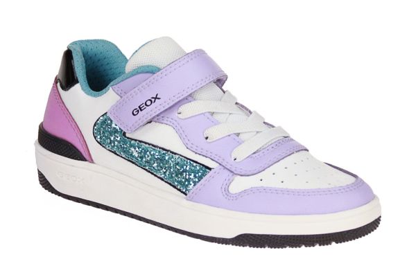 Geox Washiba Lila-Turquoise Sneaker  (J55HXA-C8320) - Schoenen Caramel (Sint-Job-in-’t-Goor)