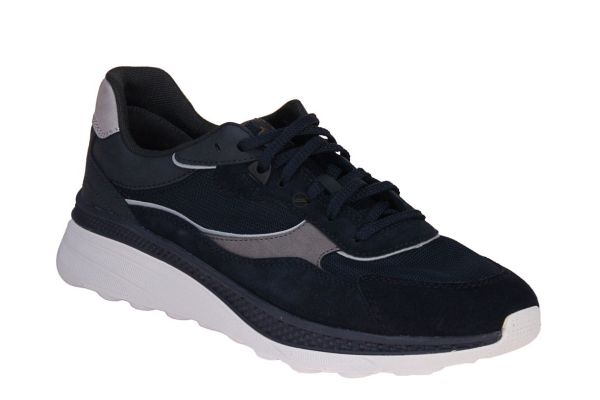 Geox Spherica Actif Blauwe Sneaker  (U55HUA-C4002) - Schoenen Caramel (Sint-Job-in-’t-Goor)