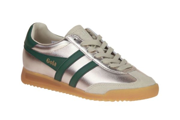 Gola Torpedo Glimmer Gold/Evergreen  (CLB742 YN) - Schoenen Caramel (Sint-Job-in-’t-Goor)