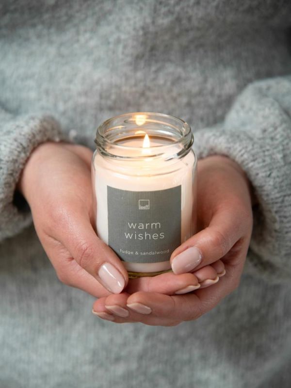 Leeff Jar Candle L 'Warm Wishes'  (18617) - Schoenen Caramel (Sint-Job-in-’t-Goor)