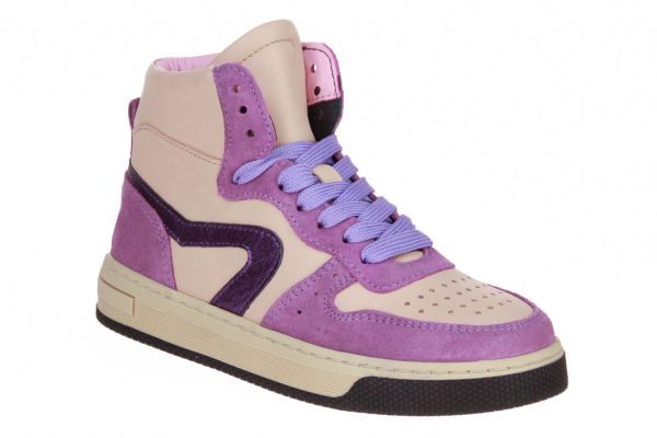 Hip Roze-Lila Hoge Sneaker  (H1301-86CO) - Schoenen Caramel (Sint-Job-in-’t-Goor)