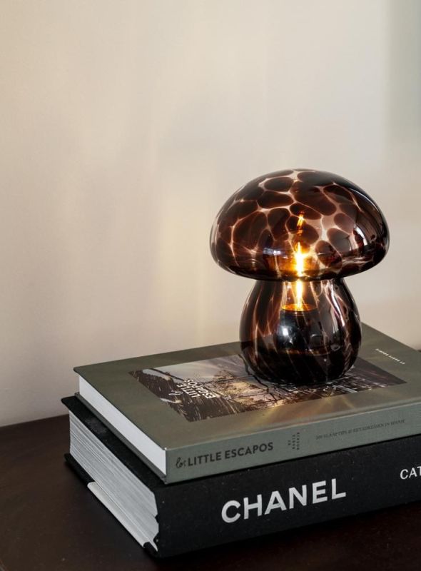 Jens Living Led Mushroom Lamp Bruin  (25150) - Schoenen Caramel (Sint-Job-in-’t-Goor)