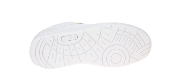 Lacoste T-Clip Witte Sneaker  (TCLIP-WHIT/WHT) - Schoenen Caramel (Sint-Job-in-’t-Goor)
