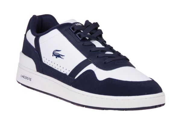 Lacoste T-Clip Wit-Blauwe Sneaker  (TCLIP-WHT/NVY) - Schoenen Caramel (Sint-Job-in-’t-Goor)