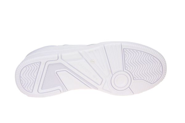 Lacoste Lineshot Witte Sneaker  (LINESHOT 223 WHT/WHT) - Schoenen Caramel (Sint-Job-in-’t-Goor)
