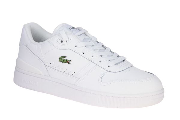 Lacoste T-Clip Witte Sneaker  (748SMA003121G) - Schoenen Caramel (Sint-Job-in-’t-Goor)