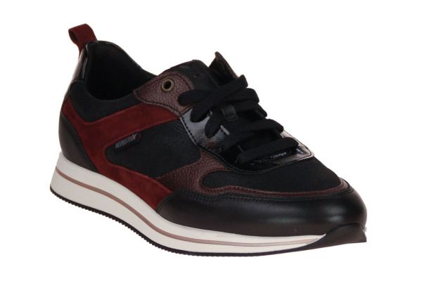 Mephisto Lydie Zwart-Bordo Sneaker  (LYDIE 9957) - Schoenen Caramel (Sint-Job-in-’t-Goor)