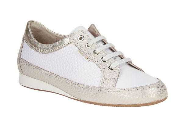 Mephisto Bretta Wit-Beige Sneaker  (BRETTA-LIGHT SAND) - Schoenen Caramel (Sint-Job-in-’t-Goor)