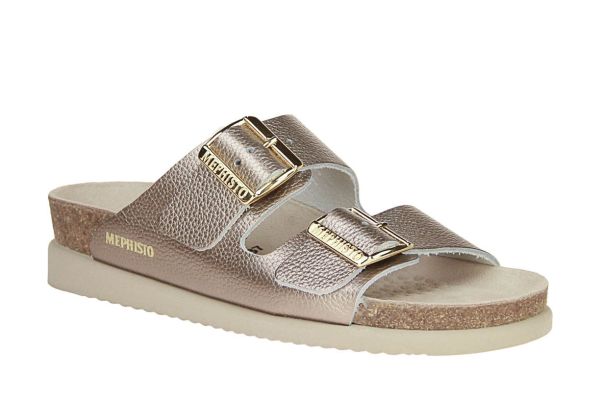 Mephisto Hester Gouden Slipper  (HESTER-55253) - Schoenen Caramel (Sint-Job-in-’t-Goor)