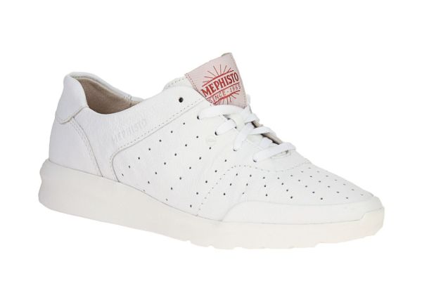 Mephisto Marilis Witte Sneaker  (MARILIS WHITE) - Schoenen Caramel (Sint-Job-in-’t-Goor)