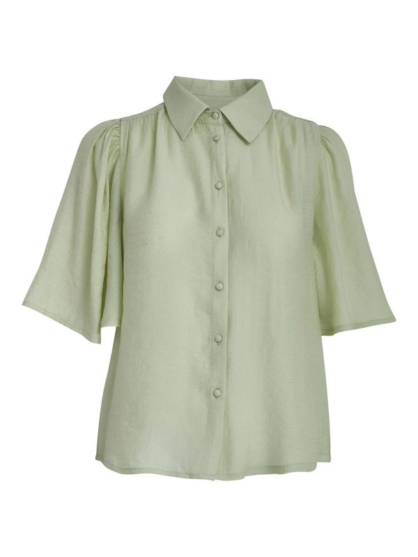Minus Talmie Short Sleeve Shirt Apple Sorbet  (MI6027-6037) - Schoenen Caramel (Sint-Job-in-’t-Goor)