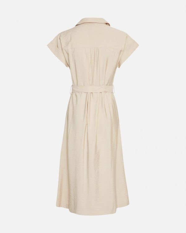 MSCH Gianara Benina SS Dress Silver Lining  (18080 SILVER LINING) - Schoenen Caramel (Sint-Job-in-’t-Goor)