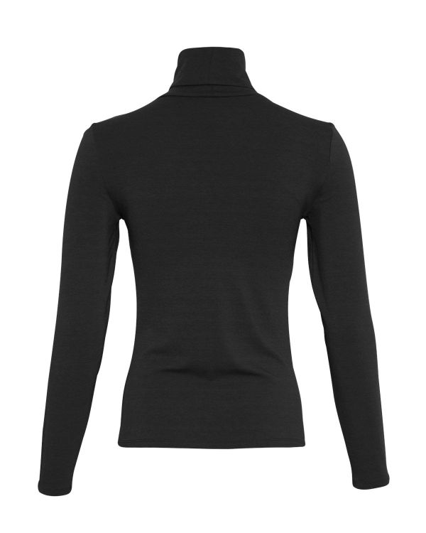 MSCH Olivie Rollneck LS Top Black  (16990-BLACK) - Schoenen Caramel (Sint-Job-in-’t-Goor)