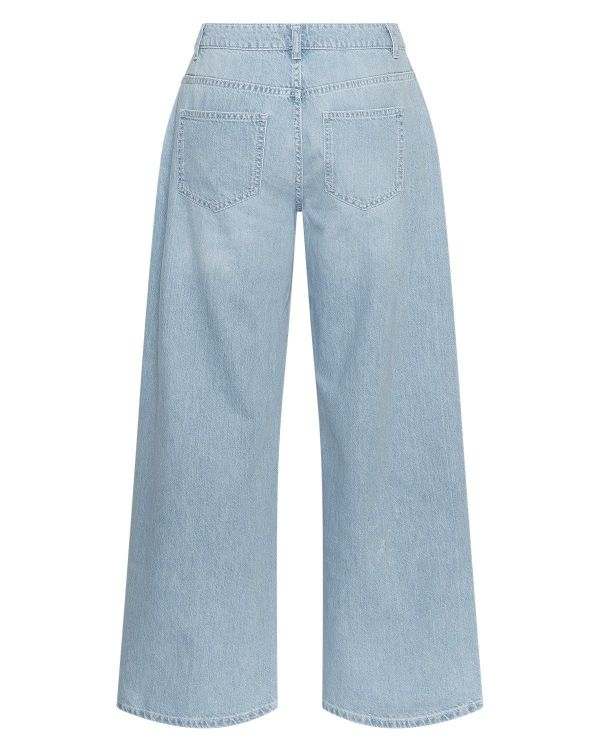 MSCH Ingrid Lis HW Wide Jeans Light Blue Wash  (18853 light blue wash) - Schoenen Caramel (Sint-Job-in-’t-Goor)