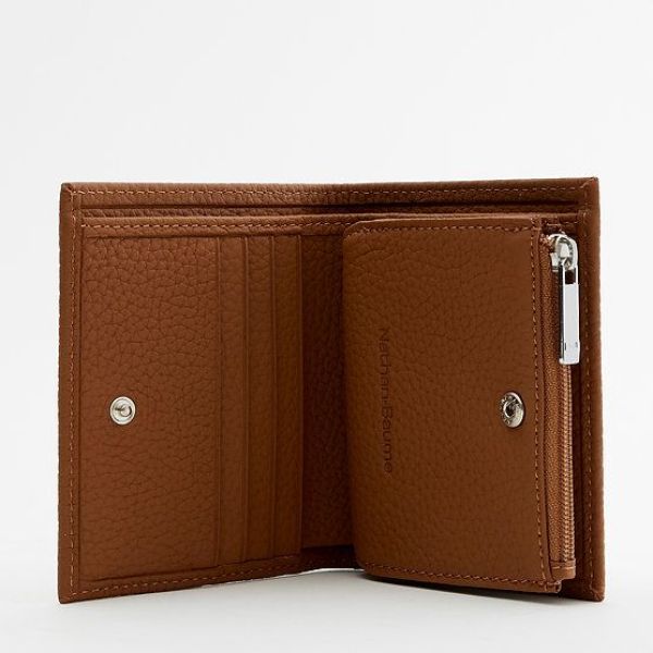 Nathan Baume Bi-Fold Wallet Setter  (100101/G052) - Schoenen Caramel (Sint-Job-in-’t-Goor)