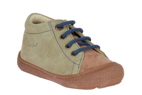 Naturino Cocoon Groen-Beige Eerste Stapper  (2012889.02-3D48) - Schoenen Caramel (Sint-Job-in-’t-Goor)