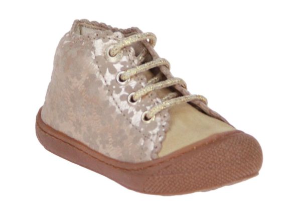 Naturino Cottins Goud-Beige Eerste Stapper  (2017290.20-2D77) - Schoenen Caramel (Sint-Job-in-’t-Goor)