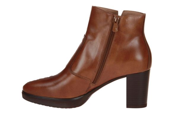 Nero Giardini Cognac Enkellaars  (I411200D-400) - Schoenen Caramel (Sint-Job-in-’t-Goor)