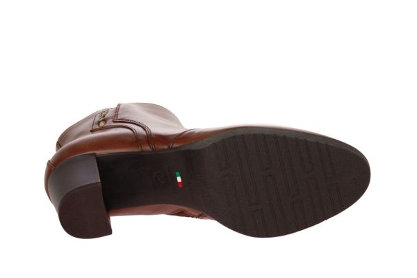 Nero Giardini Cognac Enkellaars  (I411200D-400) - Schoenen Caramel (Sint-Job-in-’t-Goor)