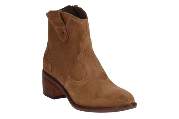 Nero Giardini Camel Enkellaars  (I411341D-339) - Schoenen Caramel (Sint-Job-in-’t-Goor)