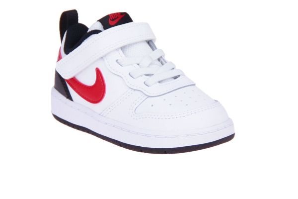 Nike Court Borough Low 2 TDV Witte Sneaker  (BQ5453-110) - Schoenen Caramel (Sint-Job-in-’t-Goor)
