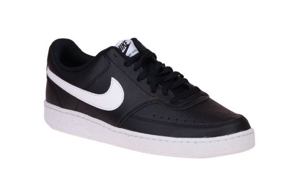 Nike Court Vision Low Zwarte Sneaker  (DH2987-001) - Schoenen Caramel (Sint-Job-in-’t-Goor)