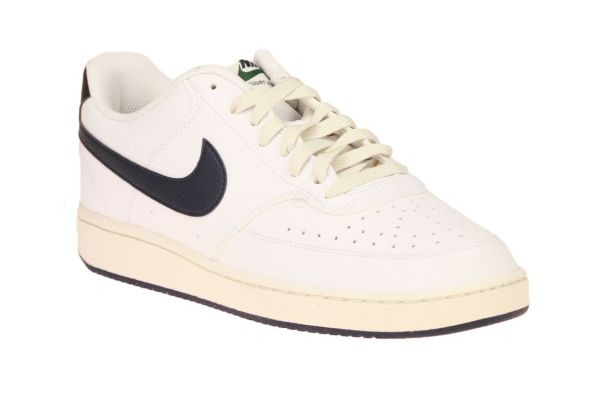 Nike  Court Vision Low Sneaker Wit-Blauw  (HF9198-100) - Schoenen Caramel (Sint-Job-in-’t-Goor)