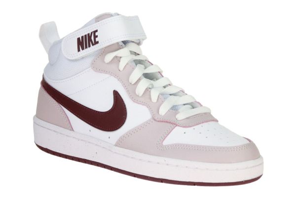 Nike Court Mid Wit Bordo Sneaker  (CD7782-118) - Schoenen Caramel (Sint-Job-in-’t-Goor)