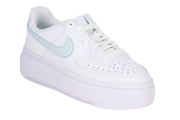 Nike Court Vision Alta White/Glacier Blue  (DZ5394-101) - Schoenen Caramel (Sint-Job-in-’t-Goor)