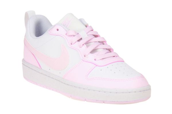Nike Court Borough Low Recraft PS White/Pink Foam  (DV5456-105) - Schoenen Caramel (Sint-Job-in-’t-Goor)