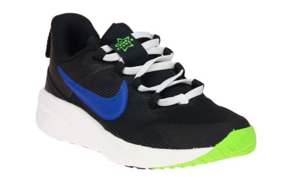 Nike Star Runner 4 NN PS Black/Racer Blue-Summit White  (DX7614-004) - Schoenen Caramel (Sint-Job-in-’t-Goor)