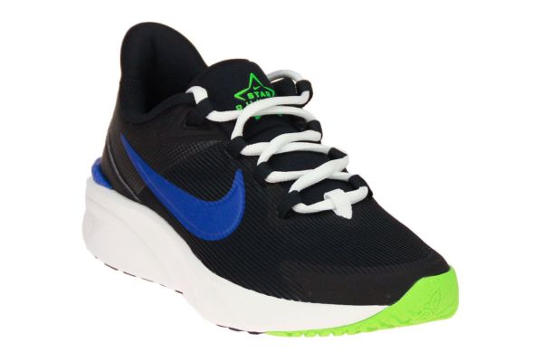 Nike Star Runner 4 GS Black/racer blue-summit white  (DX7615-004) - Schoenen Caramel (Sint-Job-in-’t-Goor)