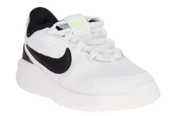 Nike Star Runner 4 NN TD Summit White/Black Barely Volt  (DX7616-102) - Schoenen Caramel (Sint-Job-in-’t-Goor)