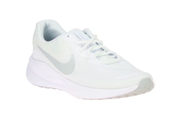Nike Revolution 7 White - Pure Platinum  (FB2207-100) - Schoenen Caramel (Sint-Job-in-’t-Goor)