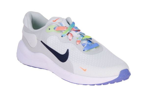 Nike Revolution 7 NN SE GS White-Midnight Navy  (FN4991-100) - Schoenen Caramel (Sint-Job-in-’t-Goor)