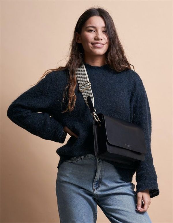 O My Bag Audrey Black Classic Leather  (OMB-E076CV2) - Schoenen Caramel (Sint-Job-in-’t-Goor)