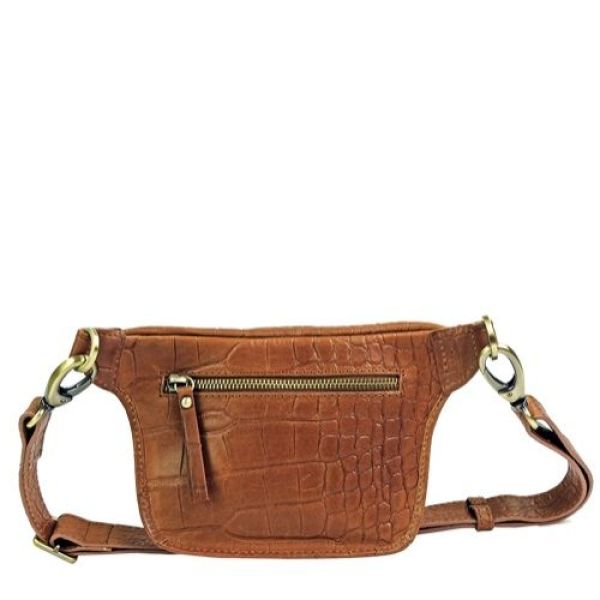 O My Bag Beck's Bumbag Wild Oak Croco Leather  (OMB-E129QI) - Schoenen Caramel (Sint-Job-in-’t-Goor)