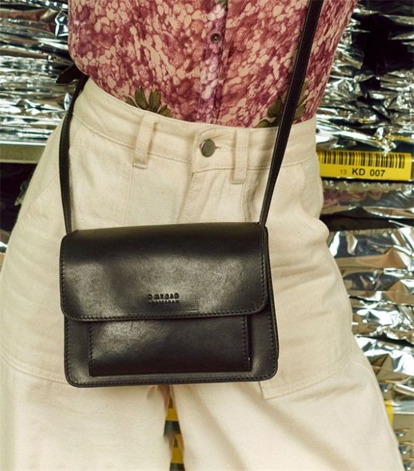 O My Bag Harper Mini Black Classic Leather  (OMB-E155CV) - Schoenen Caramel (Sint-Job-in-’t-Goor)