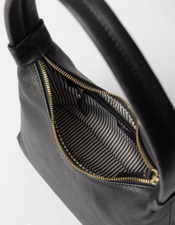 O My Bag Nora Black Soft Grain Leather  (OMB-E169N) - Schoenen Caramel (Sint-Job-in-’t-Goor)
